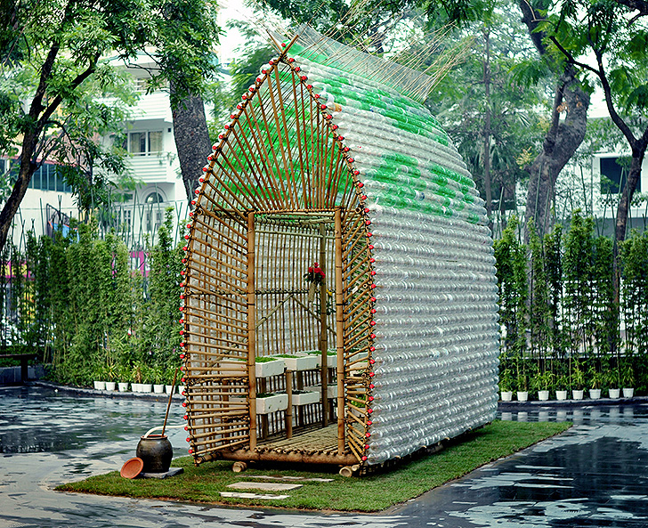 Beautifully Ingenious Greenhouse in Vietnam is Made From