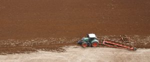 Tractor Ploughing Field