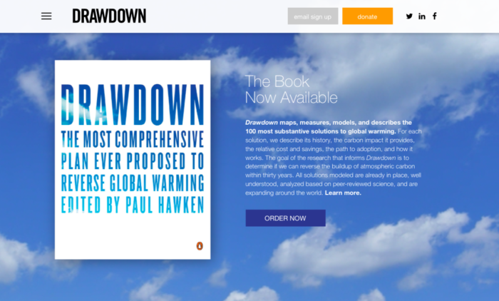 BOOK – Drawdown.org Partnership – 2016 – 2018