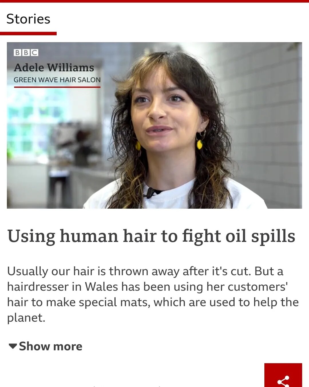 Recycling hair in Wales