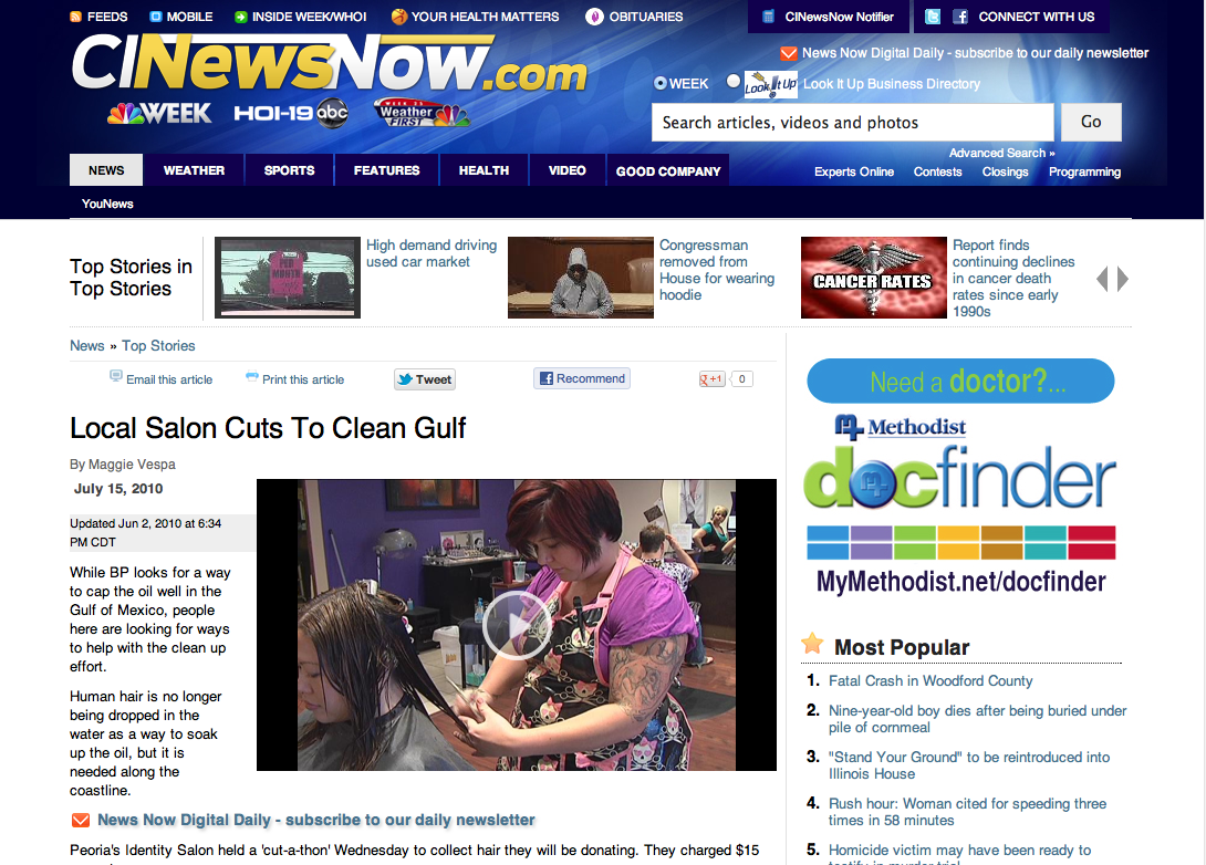 Local Salon Cuts To Clean Gulf